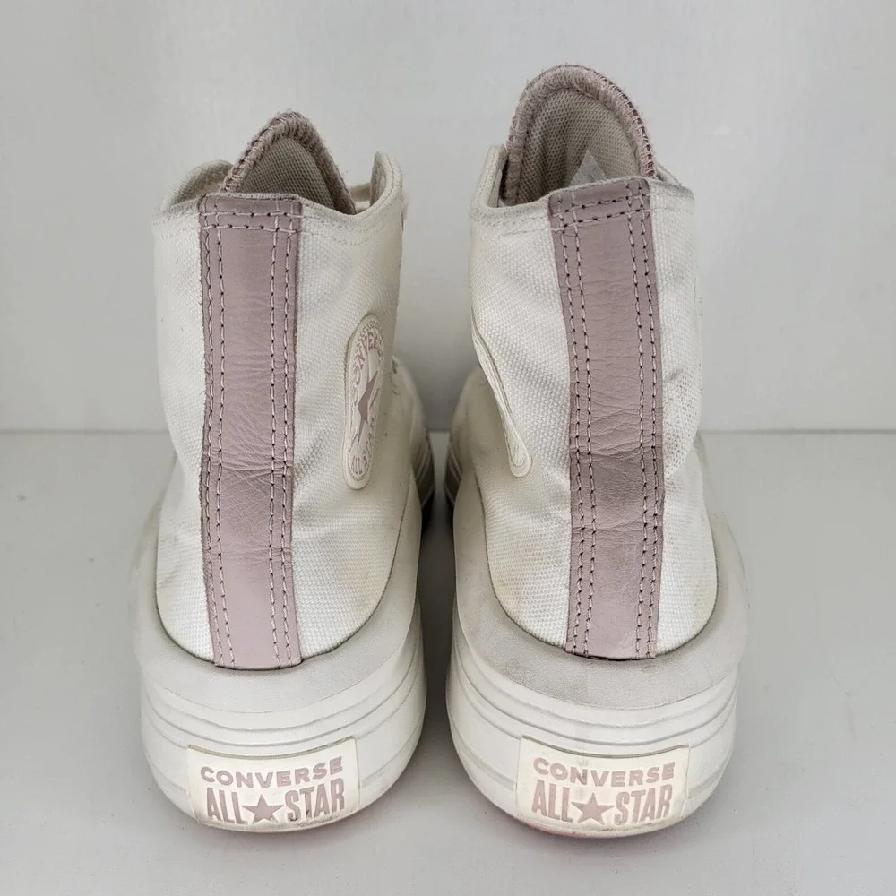 Converse Chuck Taylor All Star Move Platform High‎ Top Cream Pink Women's 9